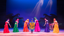Students performing in UWF Theatres production of The Little Mermaid