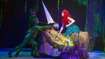 Students performing in UWF Theatres production of The Little Mermaid