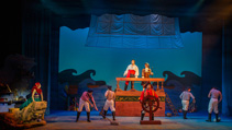 Students performing in UWF Theatres production of The Little Mermaid