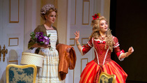 Students performing in UWF Theatres production of The School for Scandal