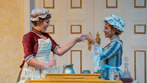 Students performing in UWF Theatres production of The School for Scandal