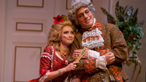Students performing in UWF Theatres production of The School for Scandal