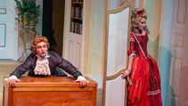 Students performing in UWF Theatres production of The School for Scandal