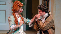 Students performing in UWF Theatres production of The School for Scandal