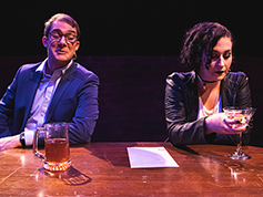 Students performing in UWF Theatres production of First Date
