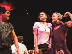 Students performing in UWF Theatres production of First Date