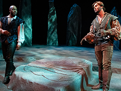 Students performing in UWF Theatres production of Othello