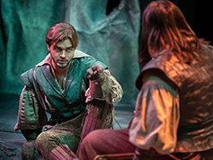 Students performing in UWF Theatres production of Othello