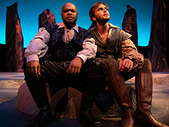 Students performing in UWF Theatres production of Othello
