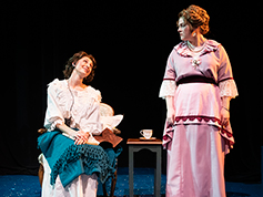Students performing in UWF Theatres production of Silent Sky