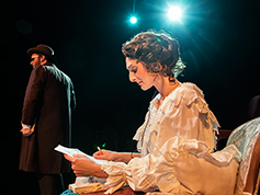 Students performing in UWF Theatres production of Silent Sky