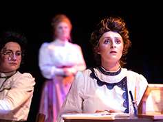 Students performing in UWF Theatres production of Silent Sky