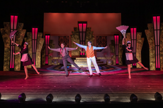 Students performing in UWF Theatres production of the Drowsy Chaperone