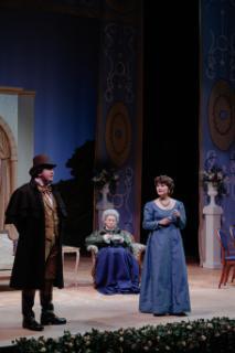 Students performing in the UWF production of Emma
