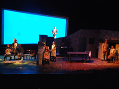 Students performing in UWF Theatres production of Dancing at Lughnasa