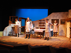 Students performing in UWF Theatres production of Dancing at Lughnasa