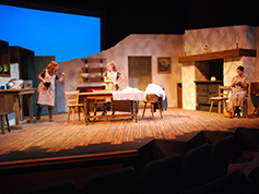 Students performing in UWF Theatres production of Dancing at Lughnasa
