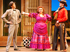 Students performing in UWF Theatres production of Oklahoma