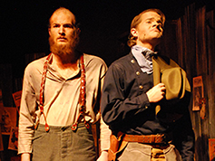 Students performing in UWF Theatres production of Oklahoma