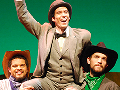 Students performing in UWF Theatres production of Oklahoma
