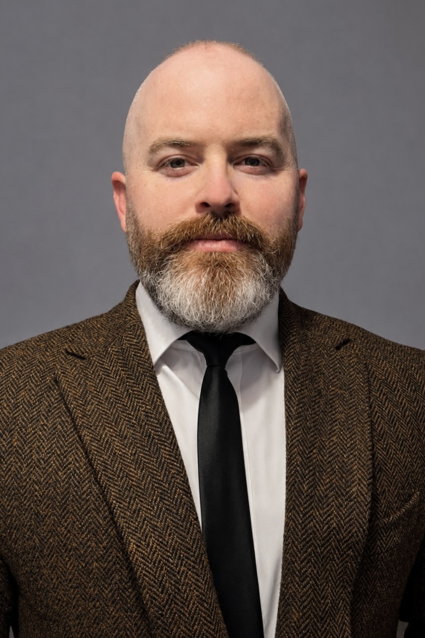 Zach McCulley indoor headshot.