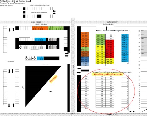 Center for Cybersecurity Parking Map