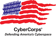 CyberCorps American Flag Logo