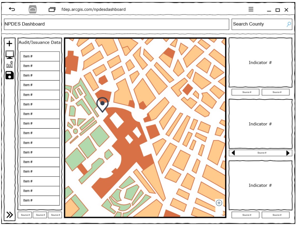 GIS Dashboard for Florida’s NPDES Stormwater Program Map