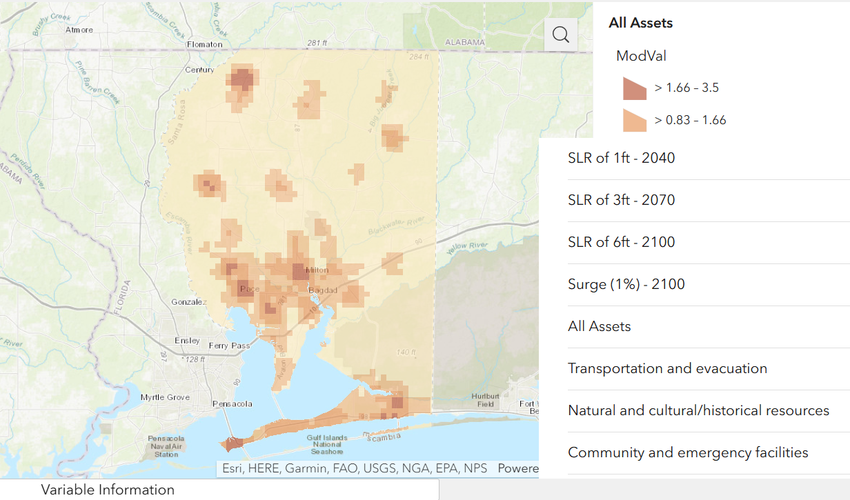 SLR Vulnerability Assessment storymap