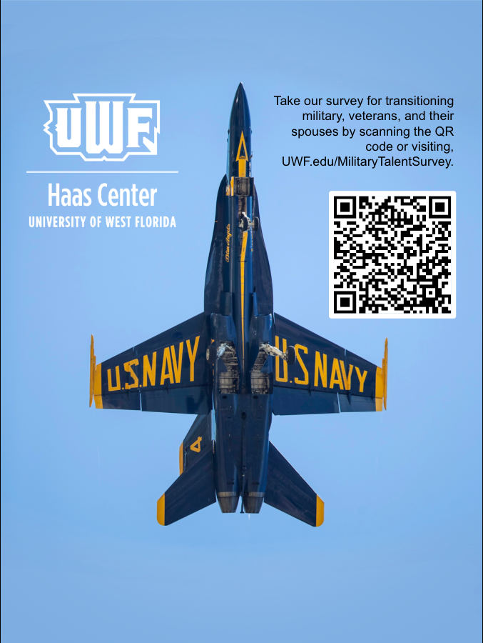 Blue Angel Military Survey with QR Code