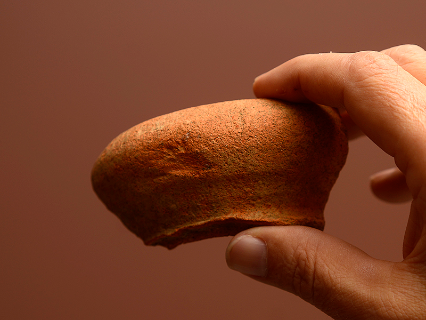 olive jar neck sherd