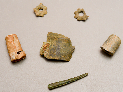 assorted metal artifacts