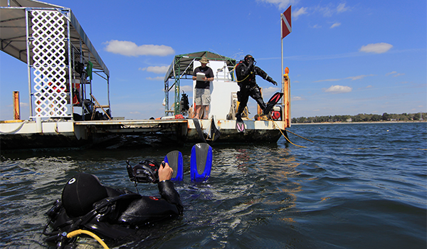 Marine Archaeology Luna Fleet scuba divers