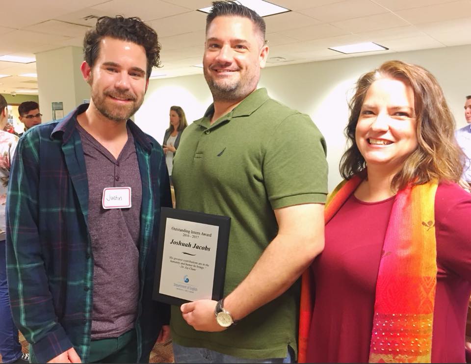 At the 2018 Intern Fair, Joshua Jacobs was awarded our first Outstanding Intern Award for his work with the Mistory Podcast.