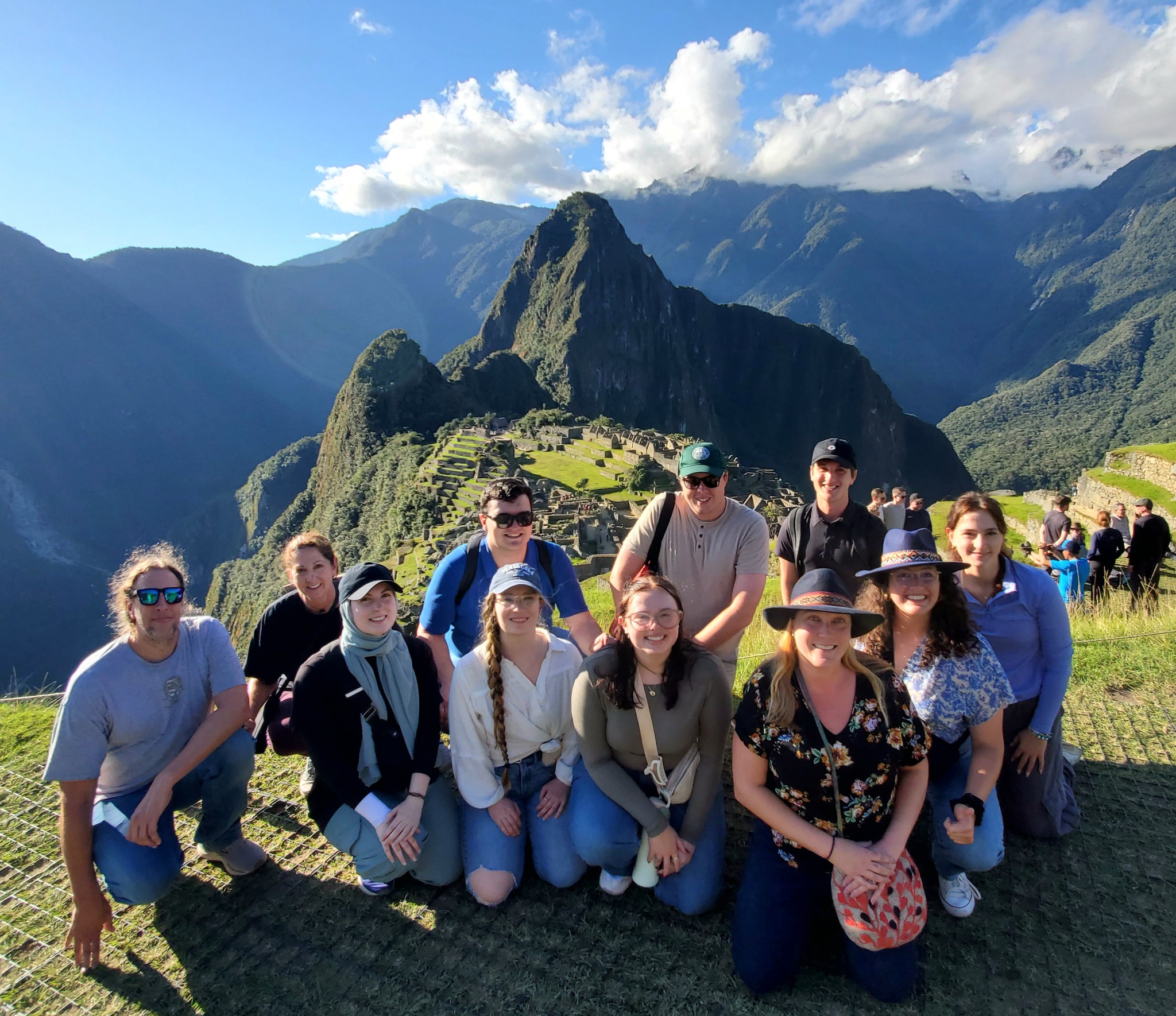 Students Above Machu Picchu