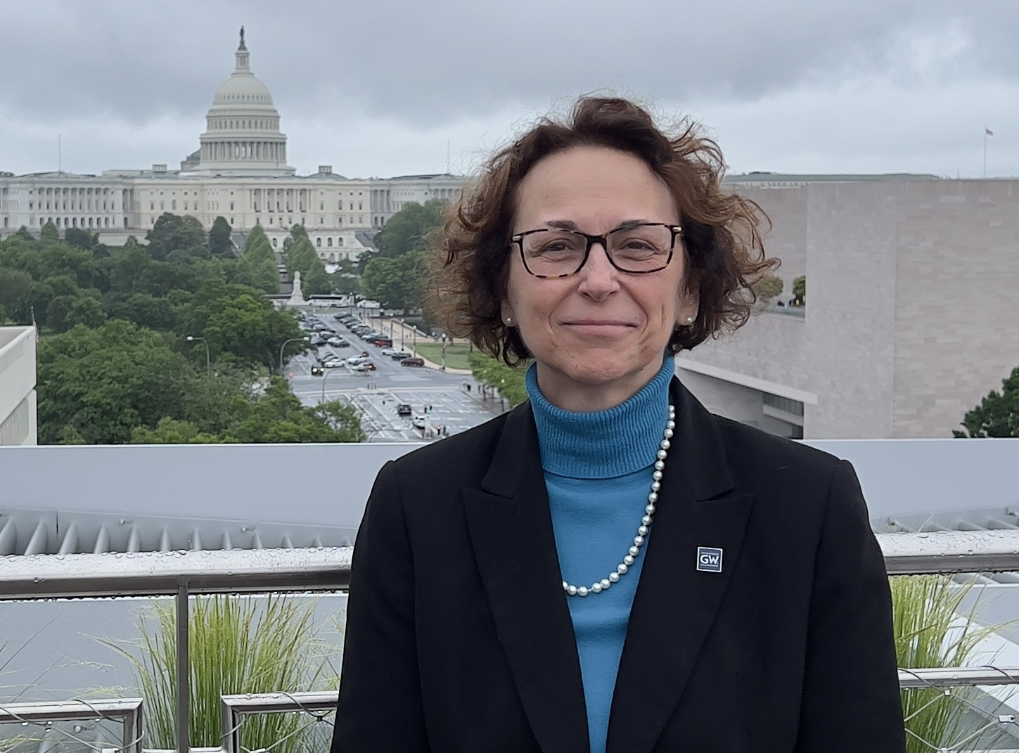 Sandra Whitehead at the U.S. Capitol