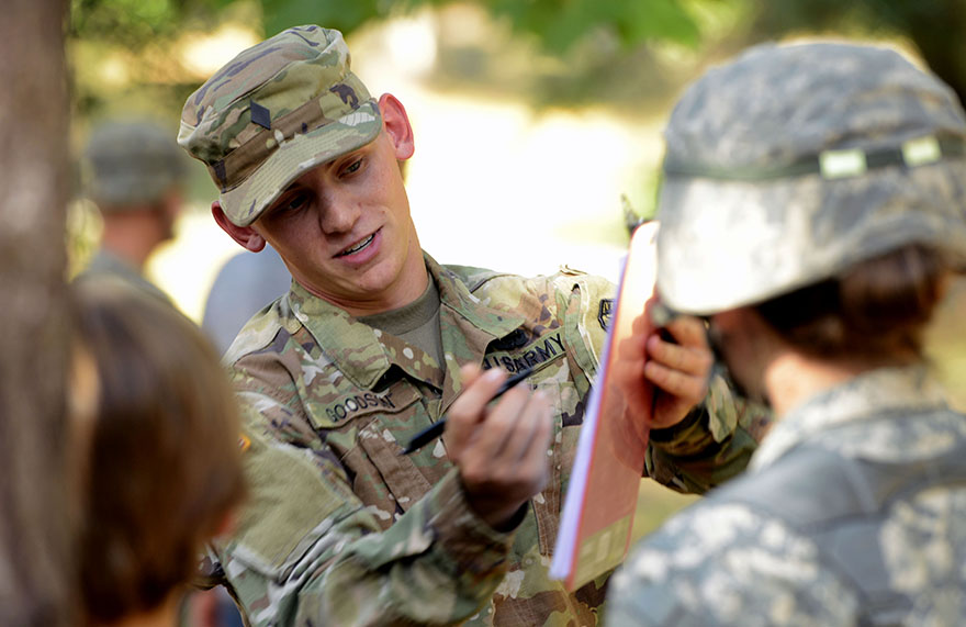 Army ROTC training