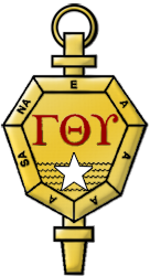 The logo for Gamma Theta Upsilon
