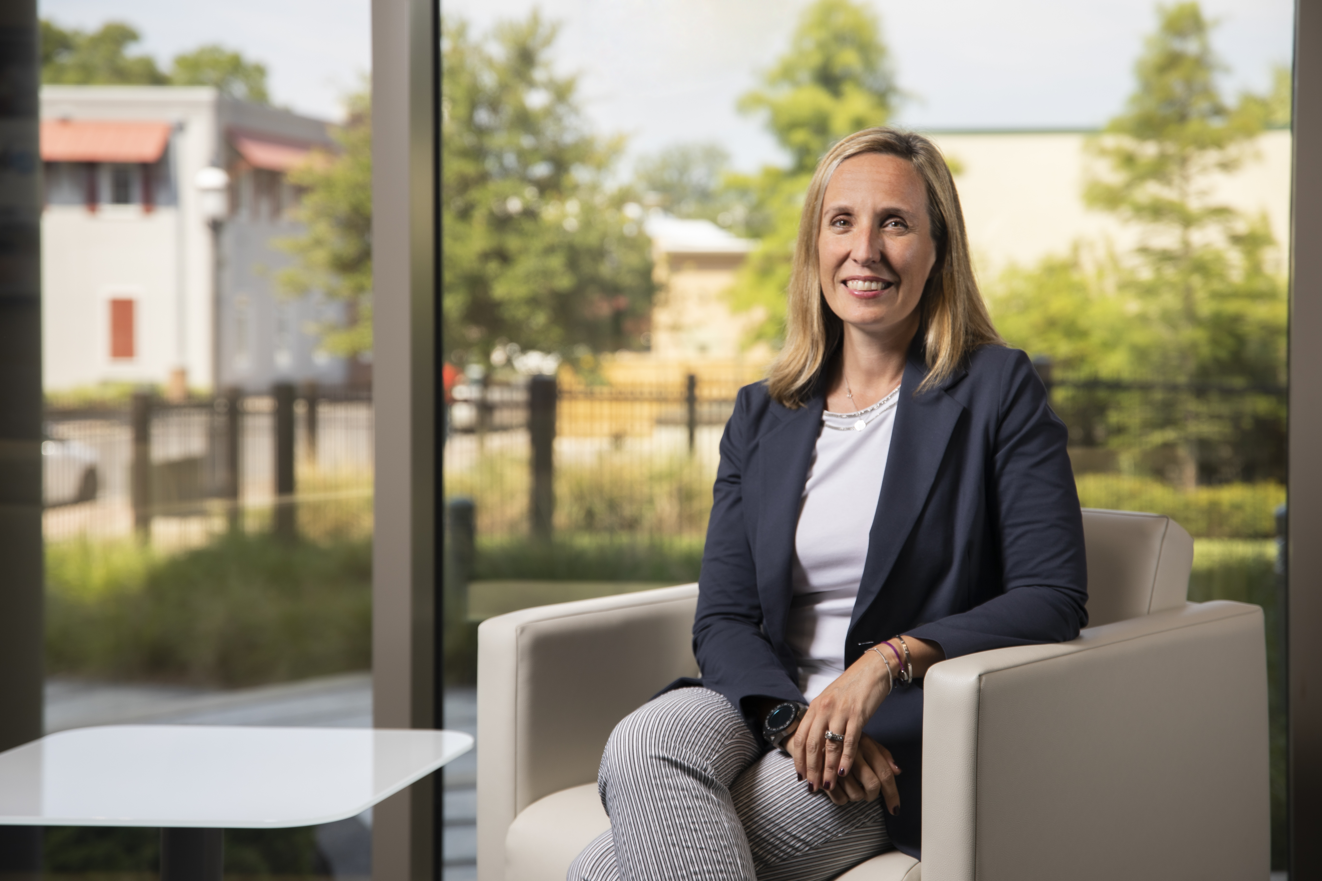 Dr. Brent Venable sitting in chair