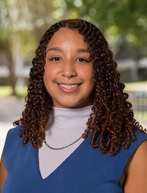 A student posed for a headshot