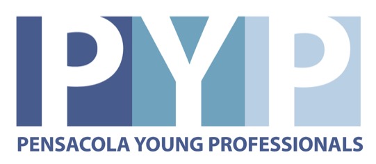 Logo with PYP in white letters and purple and teal background