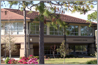 exterior shot of Building 22, the University of West Florida Conference Center