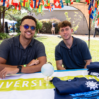 2 Students at Argopalooza table