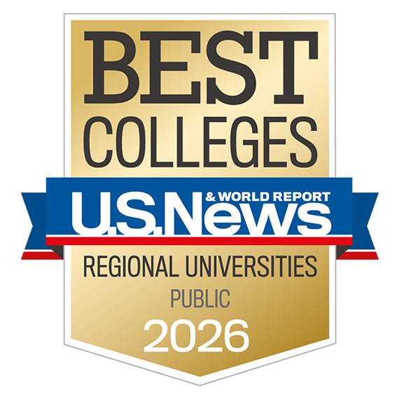 U.S. News and World Report Best Colleges 2026 Regional Universities Public badge.
