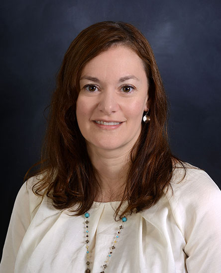 Dr. Allison Beauregard Schwartz indoor headshot.