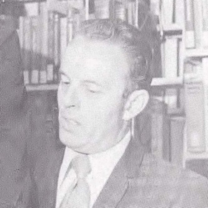 Portrait of a young Chester Davis at UNLV.
