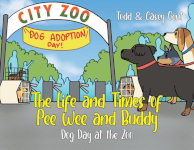The cover for the book Peewee and Buddy: Dog Day at the Zoo