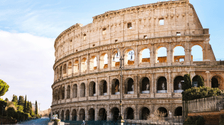 Exterior view of the Colosseum during the day