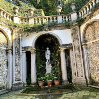 Fountain with statue from Northern Italy and Its Lakes