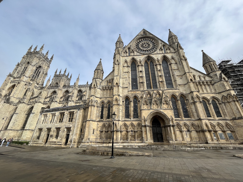 A medieval church in the UK